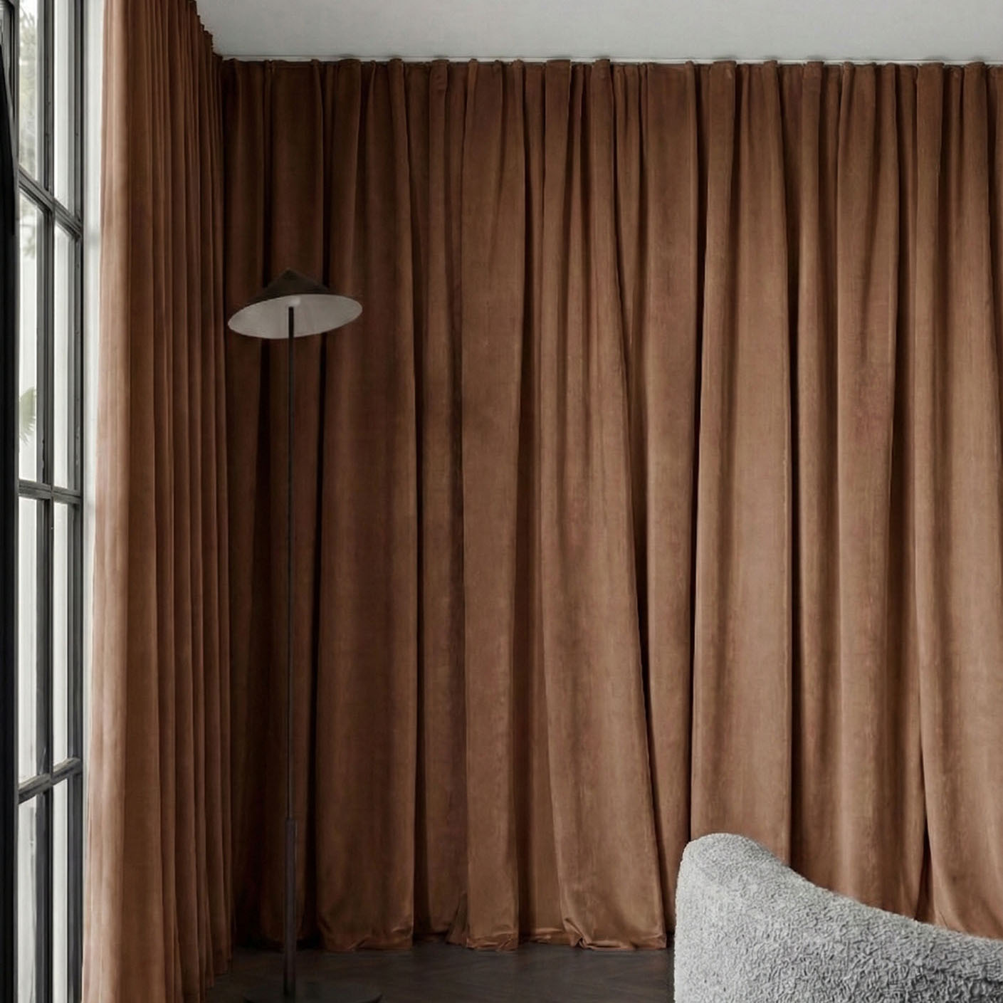 Caspian Dimout Single Panel Curtain