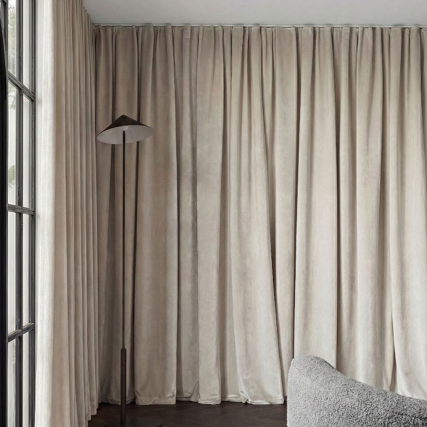 Caspian Dimout Single Panel Curtain