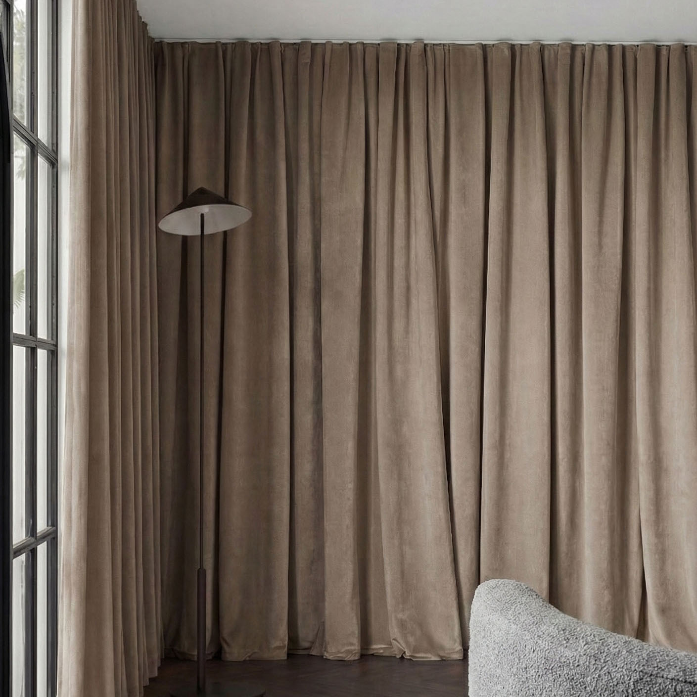 Caspian Dimout Single Panel Curtain
