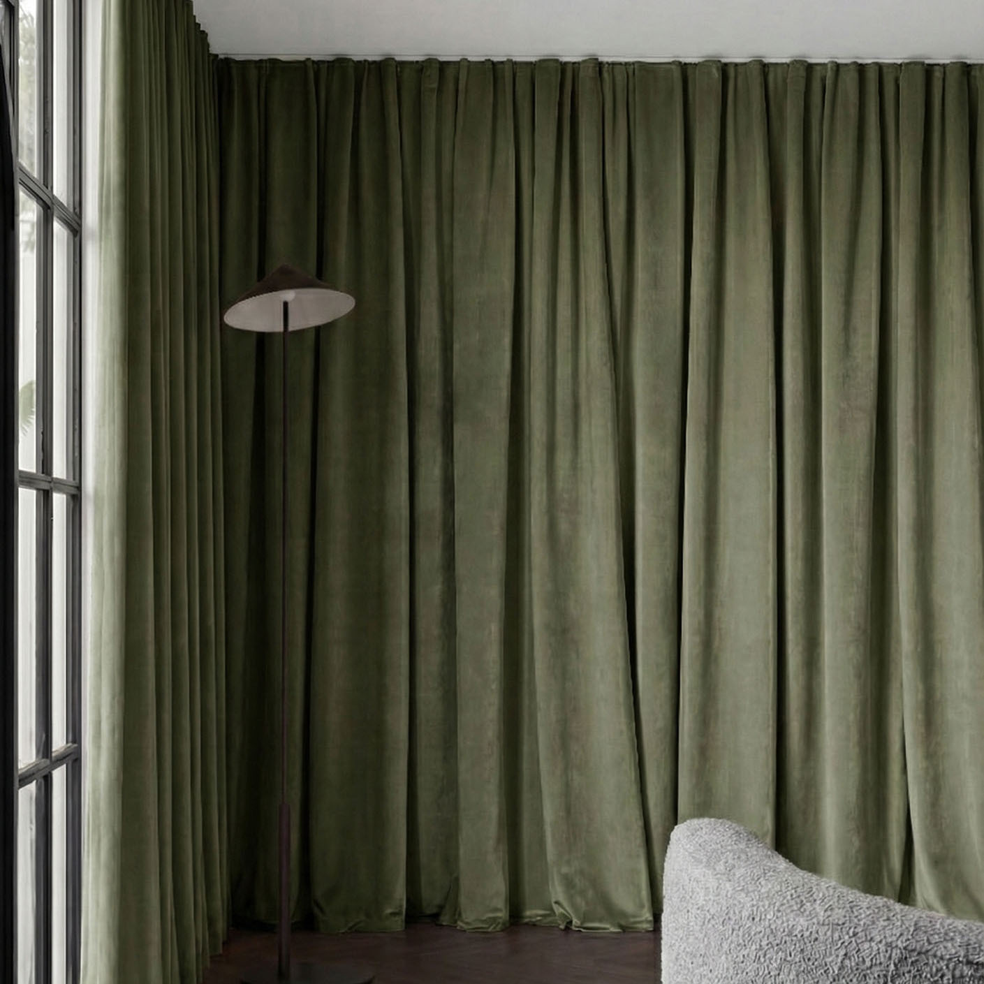 Caspian Dimout Single Panel Curtain