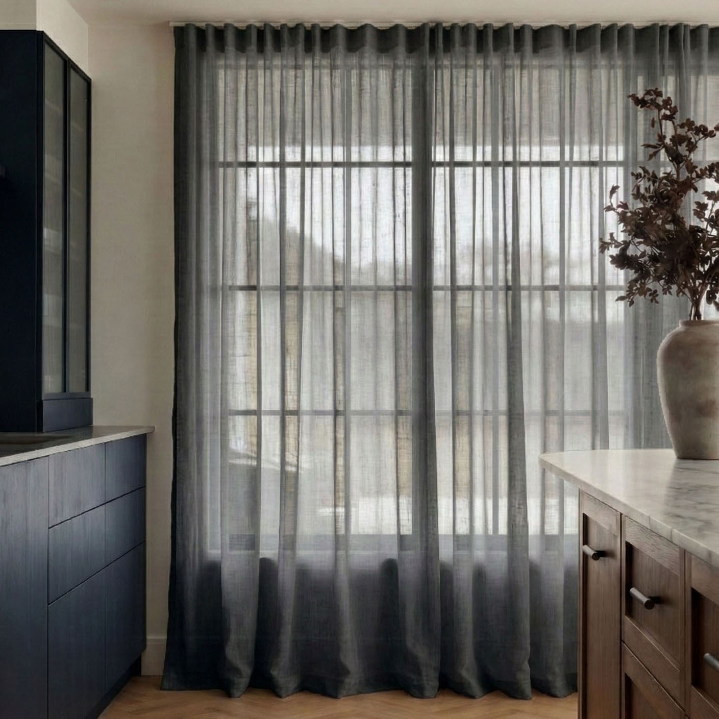 Taormina Sheer Single Panel Curtain