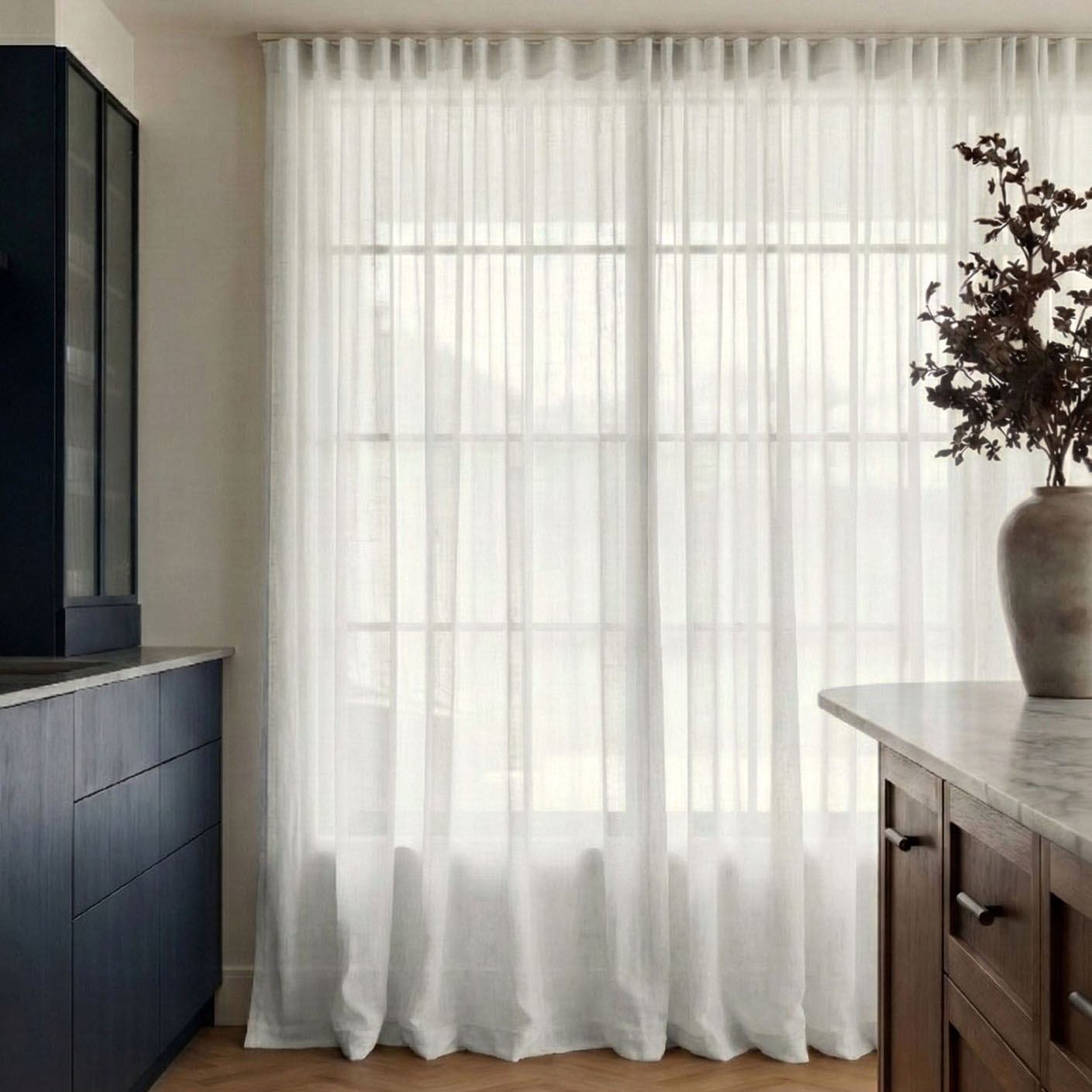 Taormina Sheer Single Panel Curtain