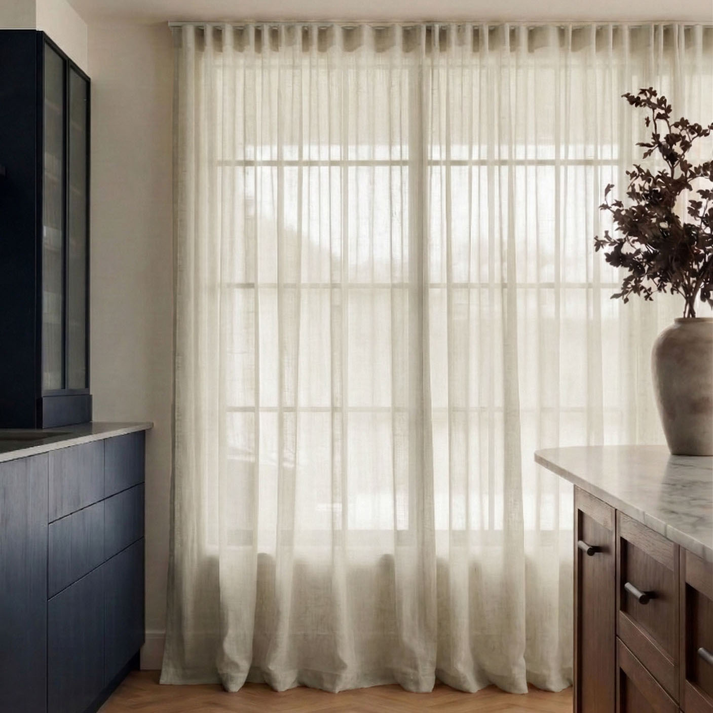 Taormina Sheer Single Panel Curtain