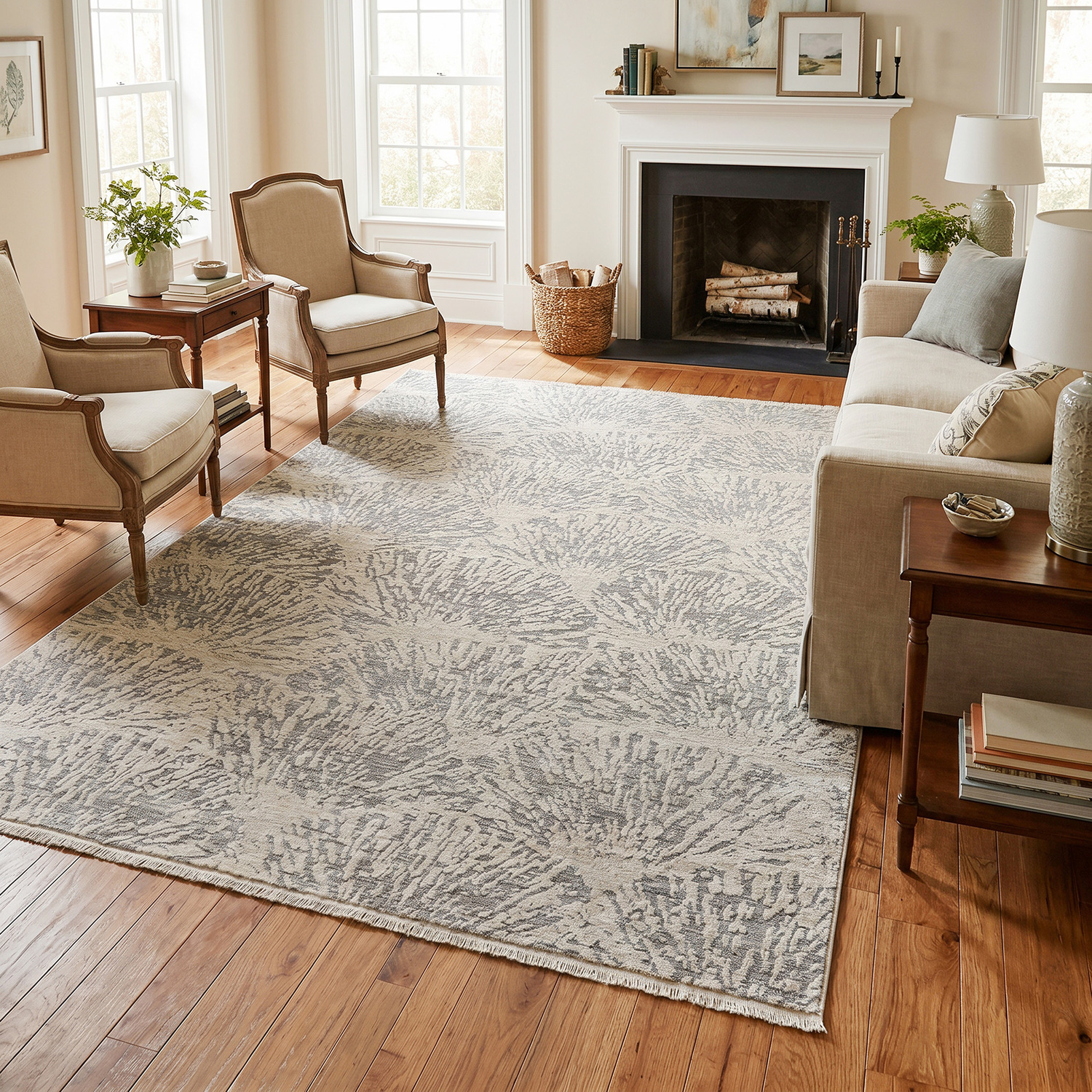 Frost Plume Rug