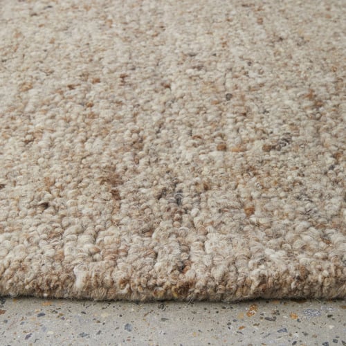 Beige Embrace Hand-Tufted Wool Runner