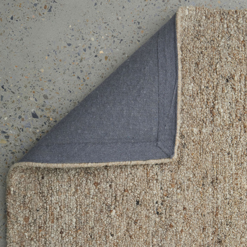 Beige Embrace Hand-Tufted Wool Runner