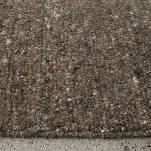 Brown Embrace Hand-Tufted Wool Runner
