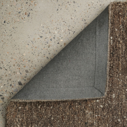 Brown Embrace Hand-Tufted Wool Runner