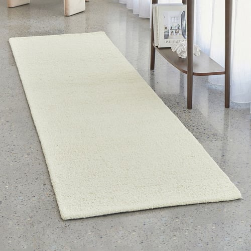 Cream Embrace Hand-Tufted Wool Runner