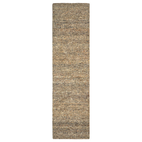 Silver Embrace Hand-Tufted Wool Runner