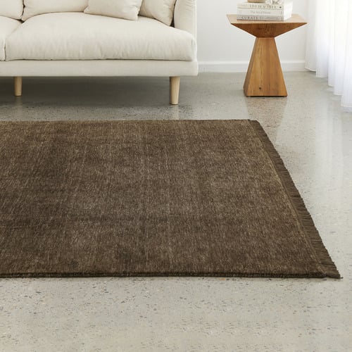 Bear Brown Kinship Hand-Loomed Wool Rug