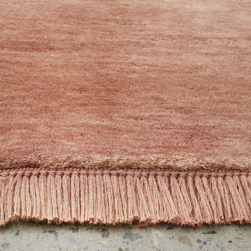 Blush Pink Kinship Hand-Loomed Wool Rug