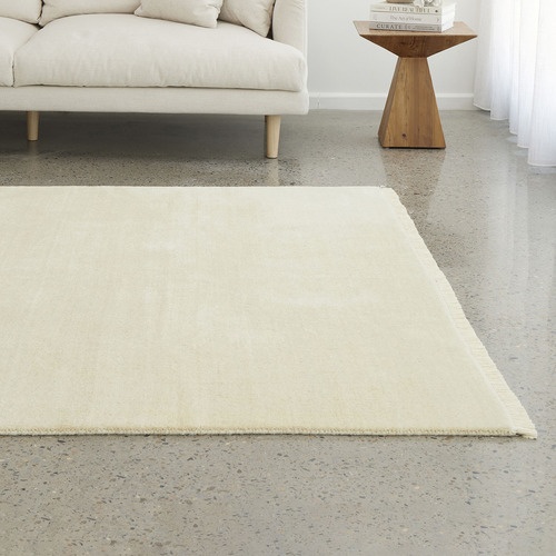 Cream Kinship Hand-Loomed Wool Rug