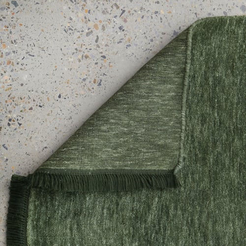 Forest Green Kinship Hand-Loomed Wool Runner