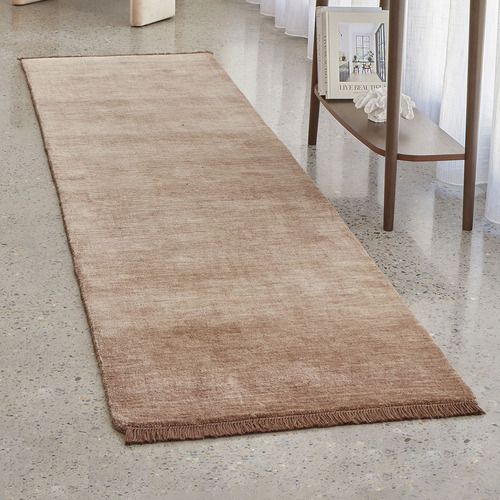 Mocha Mousse Kinship Hand-Loomed Wool Runner