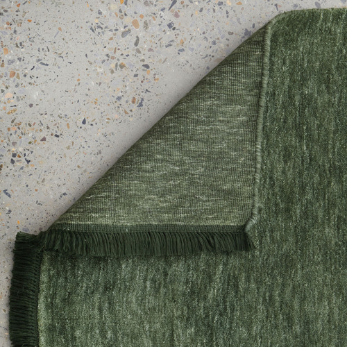 Forest Green Kinship Hand-Loomed Wool Rug