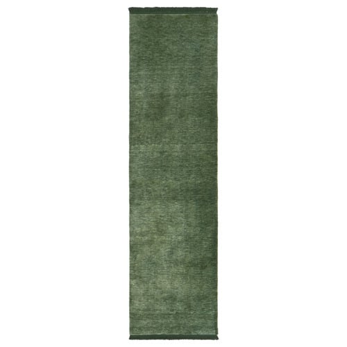 Forest Green Kinship Hand-Loomed Wool Runner