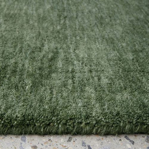 Forest Green Kinship Hand-Loomed Wool Runner