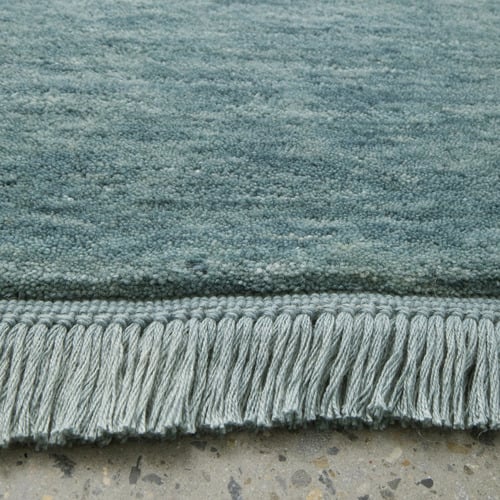 Sky Blue Kinship Hand-Loomed Wool Runner