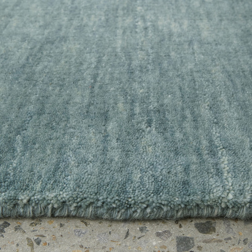 Sky Blue Kinship Hand-Loomed Wool Runner