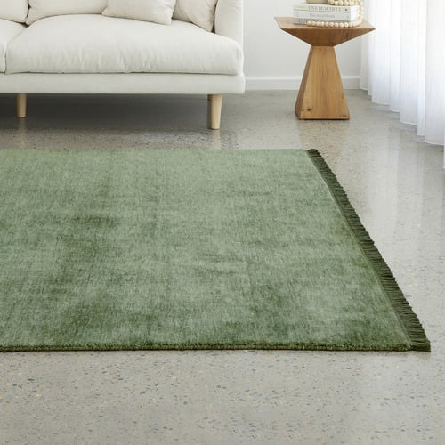 Sage Green Kinship Hand-Loomed Wool Rug