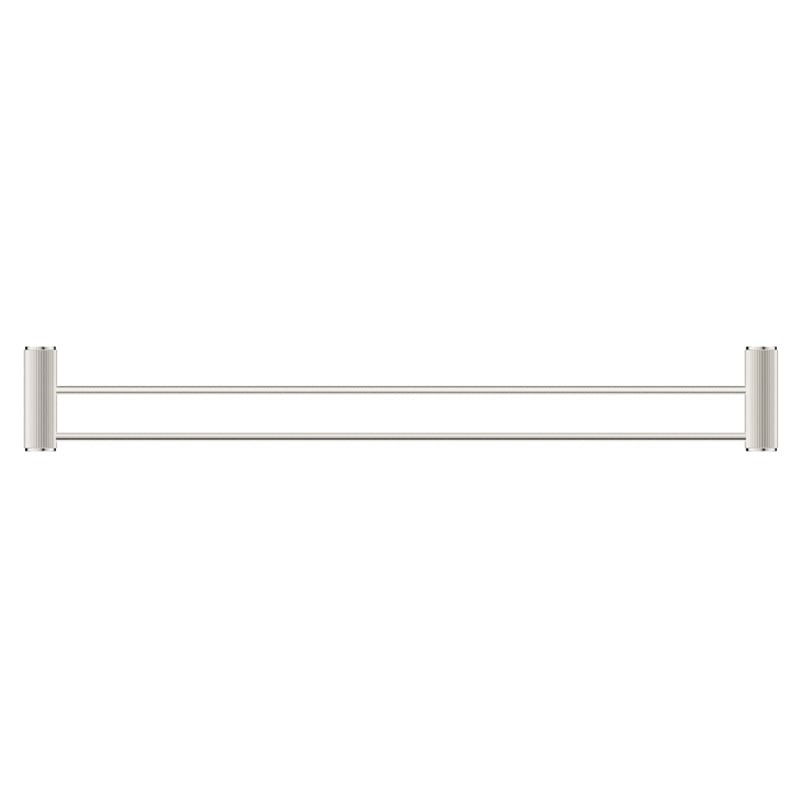 Mica Fluted 800mm Double Towel Rail