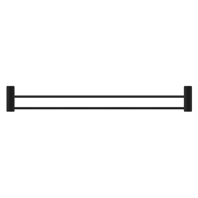 Mica Fluted 800mm Double Towel Rail
