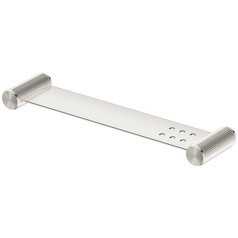 Mica Fluted 400mm Stainless Steel Shower Shelf