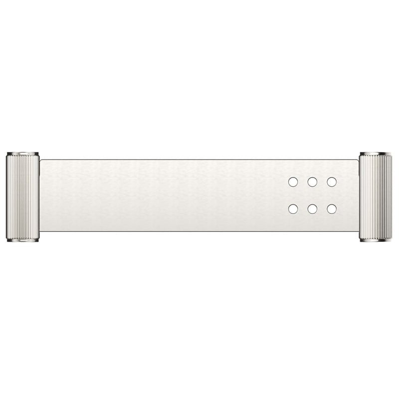 Mica Fluted 400mm Stainless Steel Shower Shelf