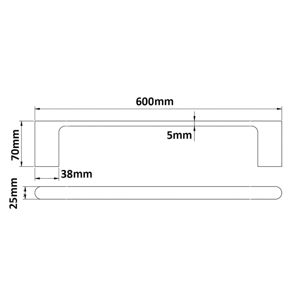 Supra Single Towel Rail