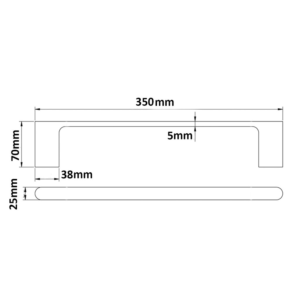 Supra Single Towel Rail