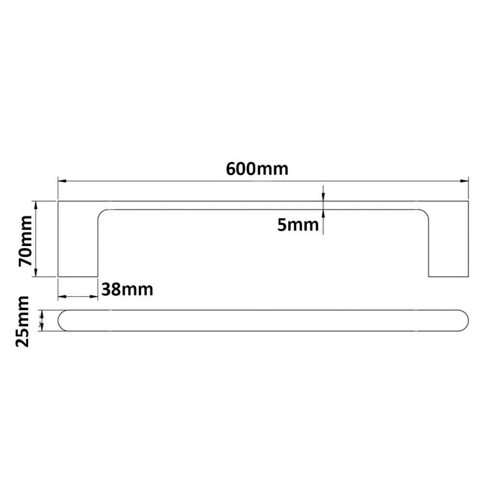 Supra Single Towel Rail
