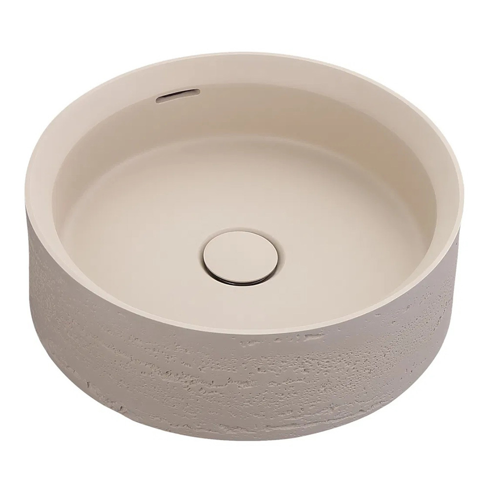 Thyra 380mm Round Solid Surface Inset Basin