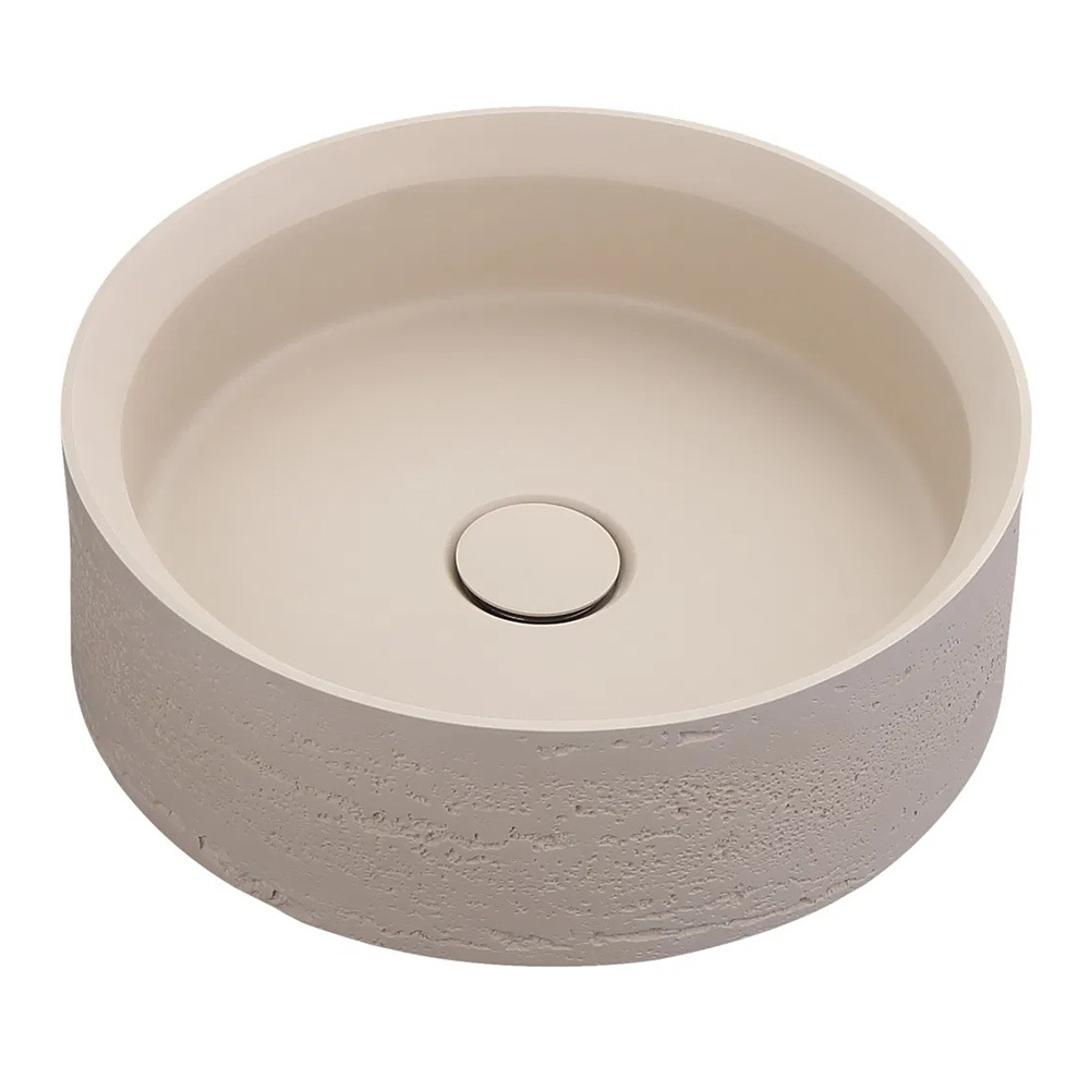 Thyra 380mm Round Solid Surface Inset Basin