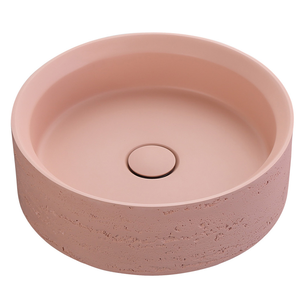 Thyra 380mm Round Solid Surface Inset Basin