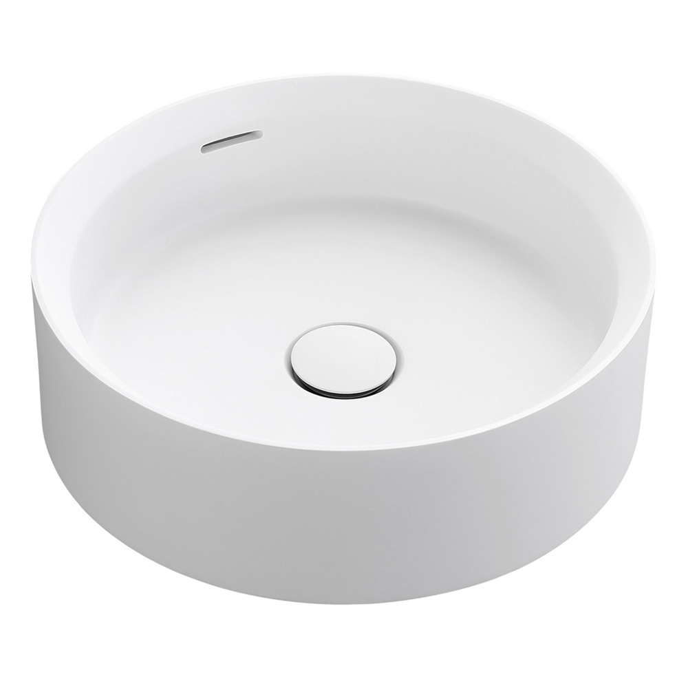 Thyra 380mm Round Solid Surface Inset Basin