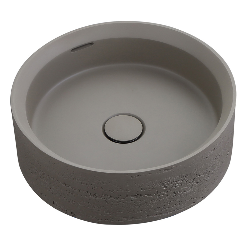 Thyra 380mm Round Solid Surface Inset Basin
