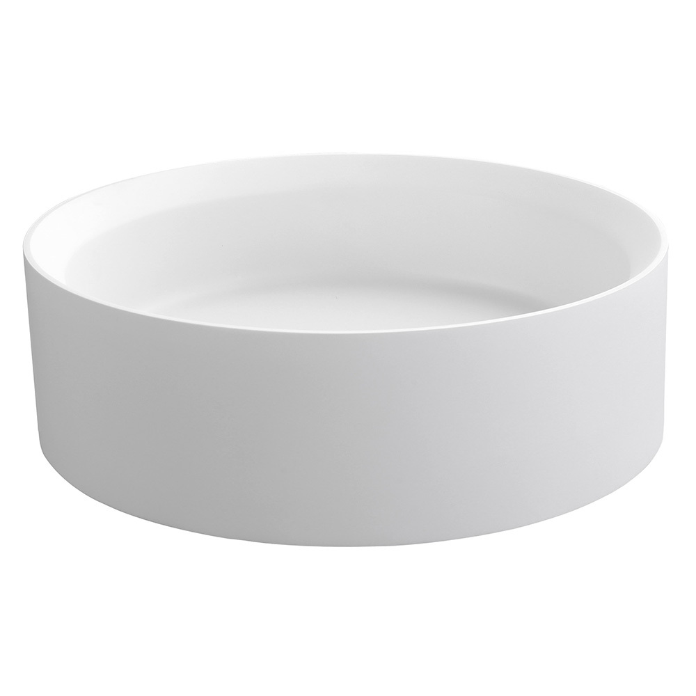 Thyra 380mm Round Solid Surface Inset Basin