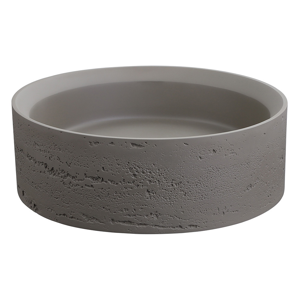 Thyra 380mm Round Solid Surface Inset Basin