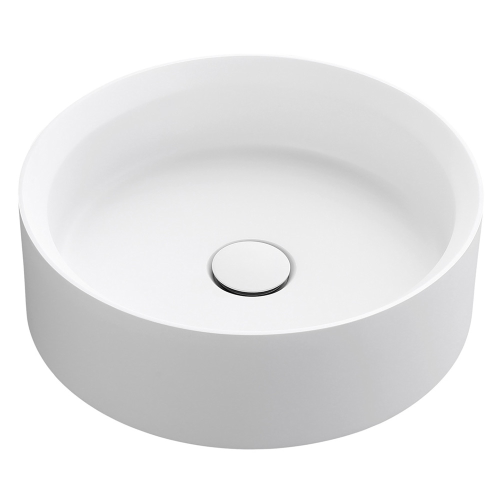 Thyra 380mm Round Solid Surface Inset Basin