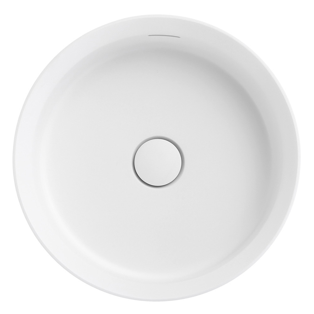 Thyra 380mm Round Solid Surface Inset Basin