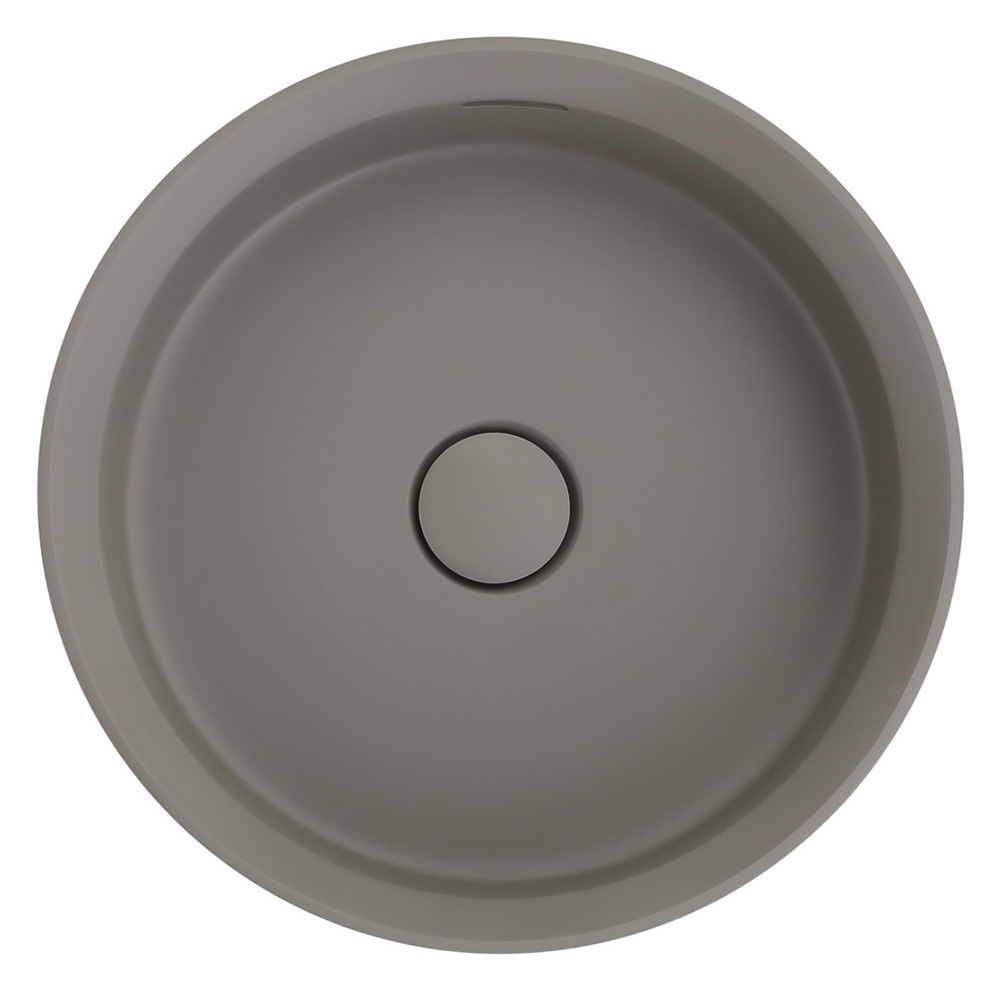 Thyra 380mm Round Solid Surface Inset Basin