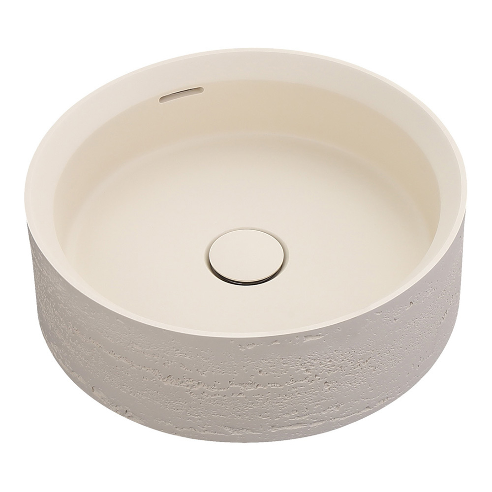 Thyra 380mm Round Solid Surface Inset Basin