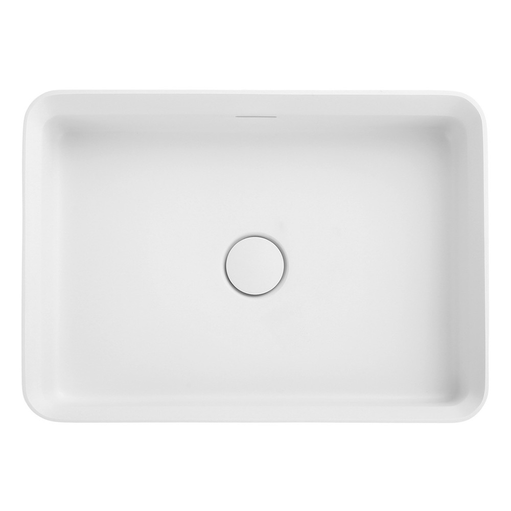 Astera 500mm Rectangular Solid Surface Inset Basin