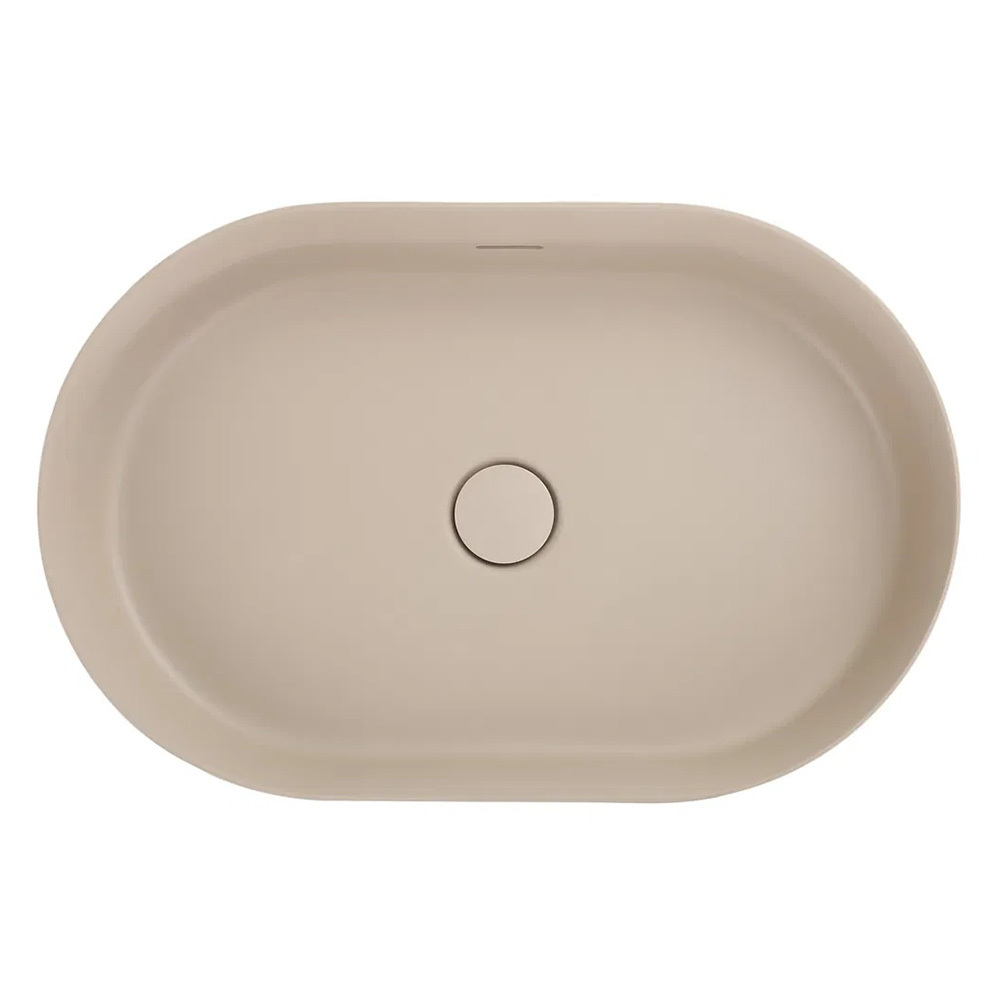 Idra 580mm Oval Solid Surface Inset Basin
