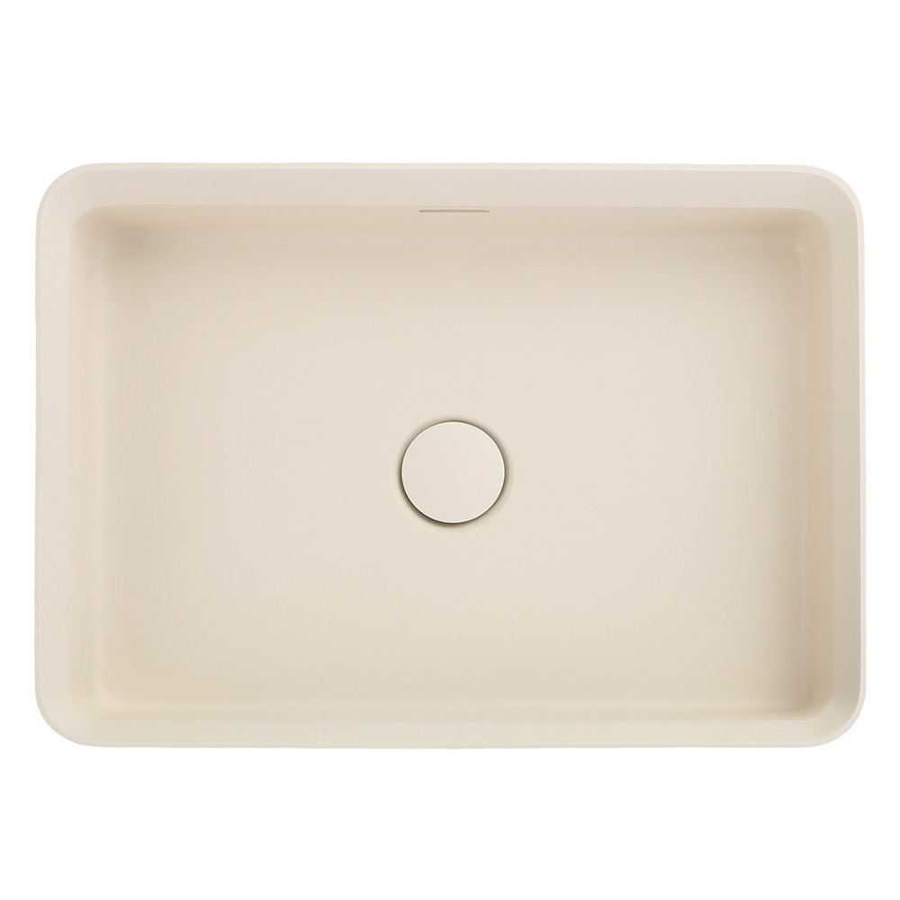 Astera 500mm Rectangular Solid Surface Inset Basin