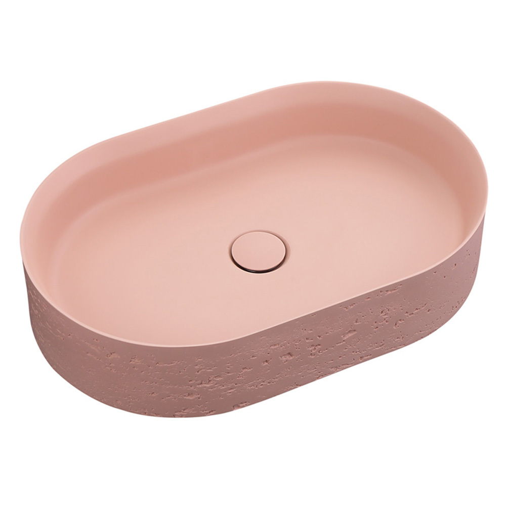 Idra 580mm Oval Solid Surface Inset Basin
