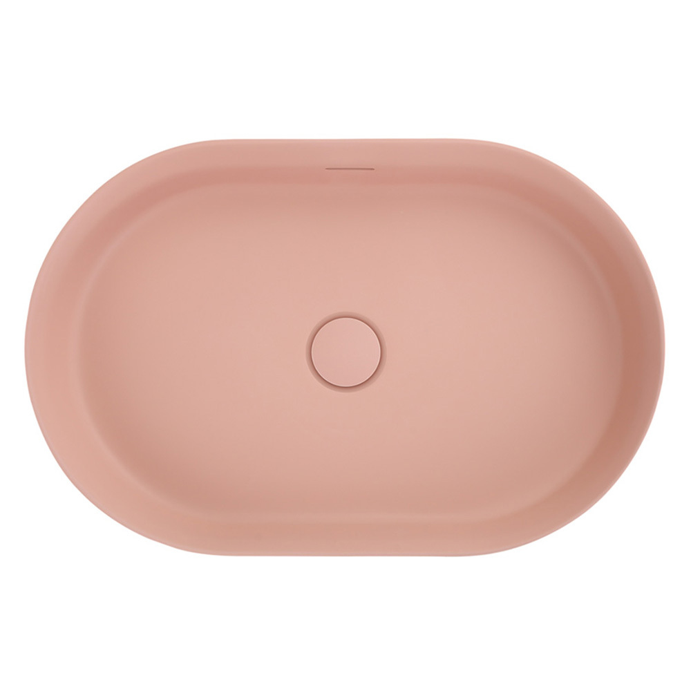 Idra 580mm Oval Solid Surface Inset Basin