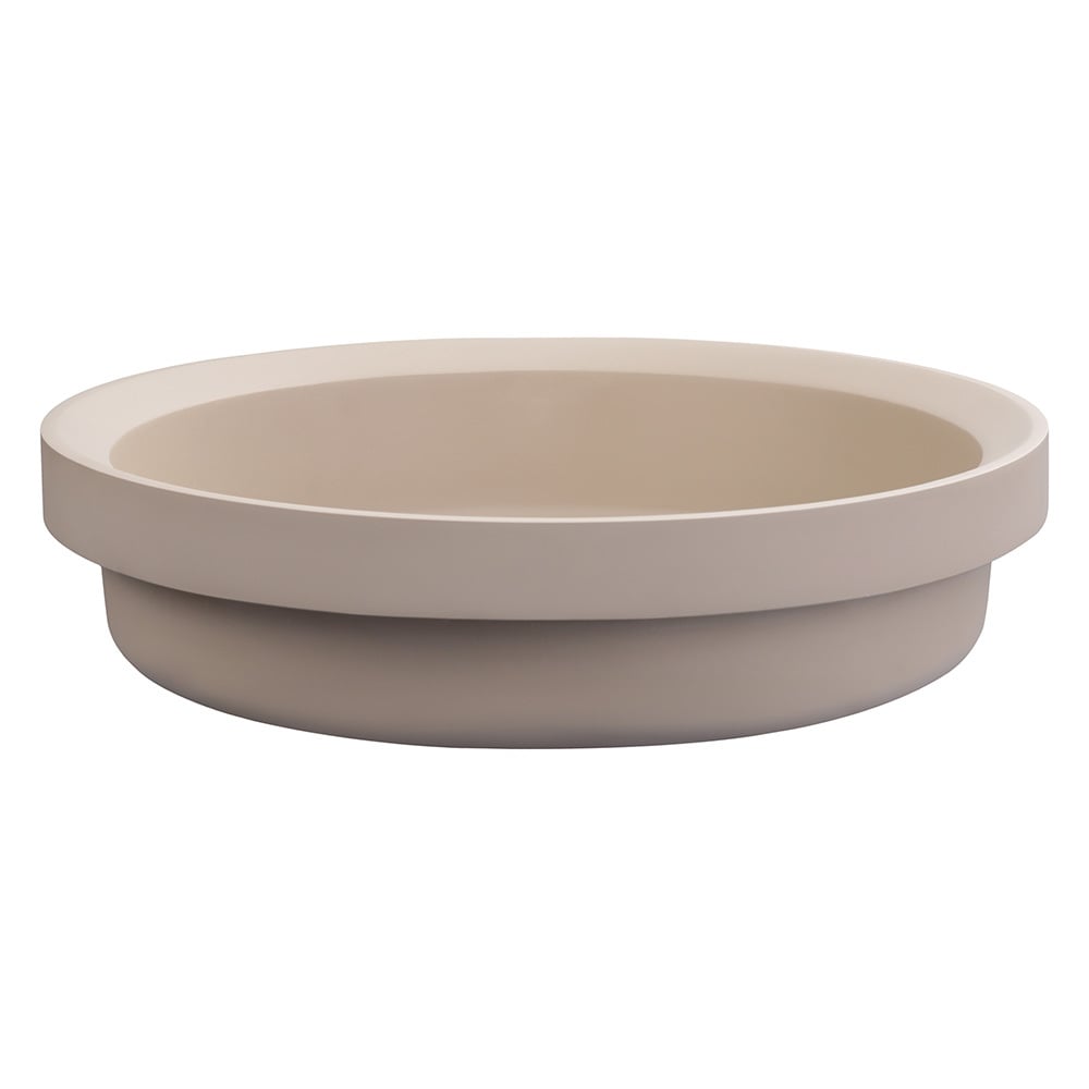 Calypsa 430mm Round Solid Surface Semi-Inset Basin