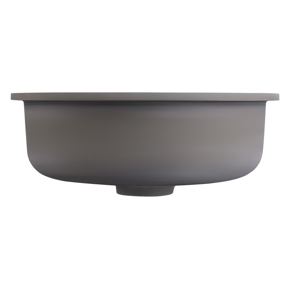 Kalos 400mm Round Solid Surface Undermount Basin